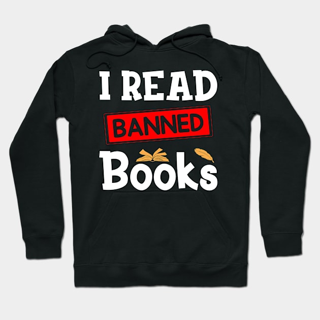 I read banned books Hoodie by AdelDa